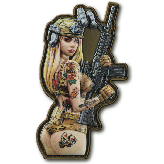 M-Tac Morale Patch Tactical Girl