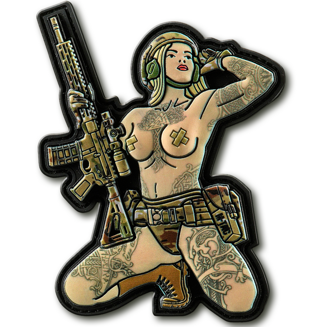 M-Tac Morale Patch Tactical Girl