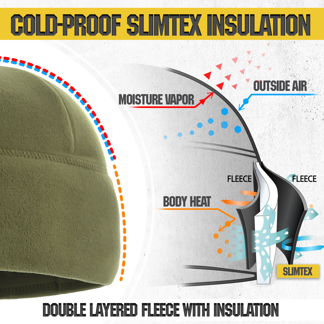 M-Tac Elite Fleece Watch Cap with Slimtex