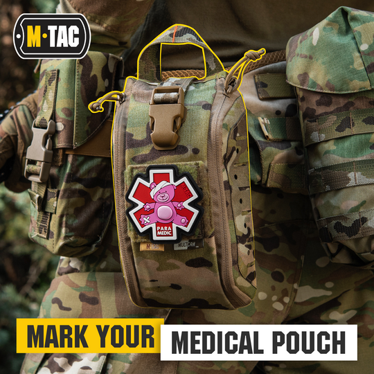 M-Tac Morale Patch Paramedic Bear PVC