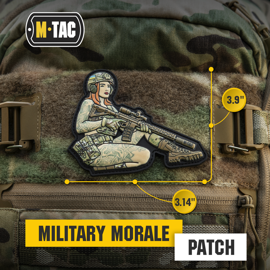 M-Tac Morale Patch Tactical Girl