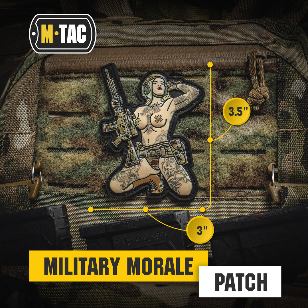 M-Tac Morale Patch Tactical Girl