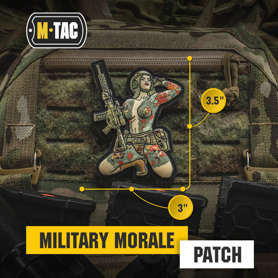 M-Tac Morale Patch Tactical Girl
