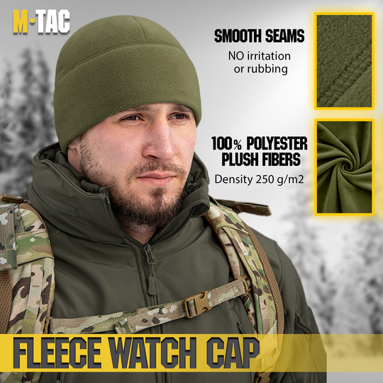 M-Tac Elite Fleece Watch Cap with Slimtex