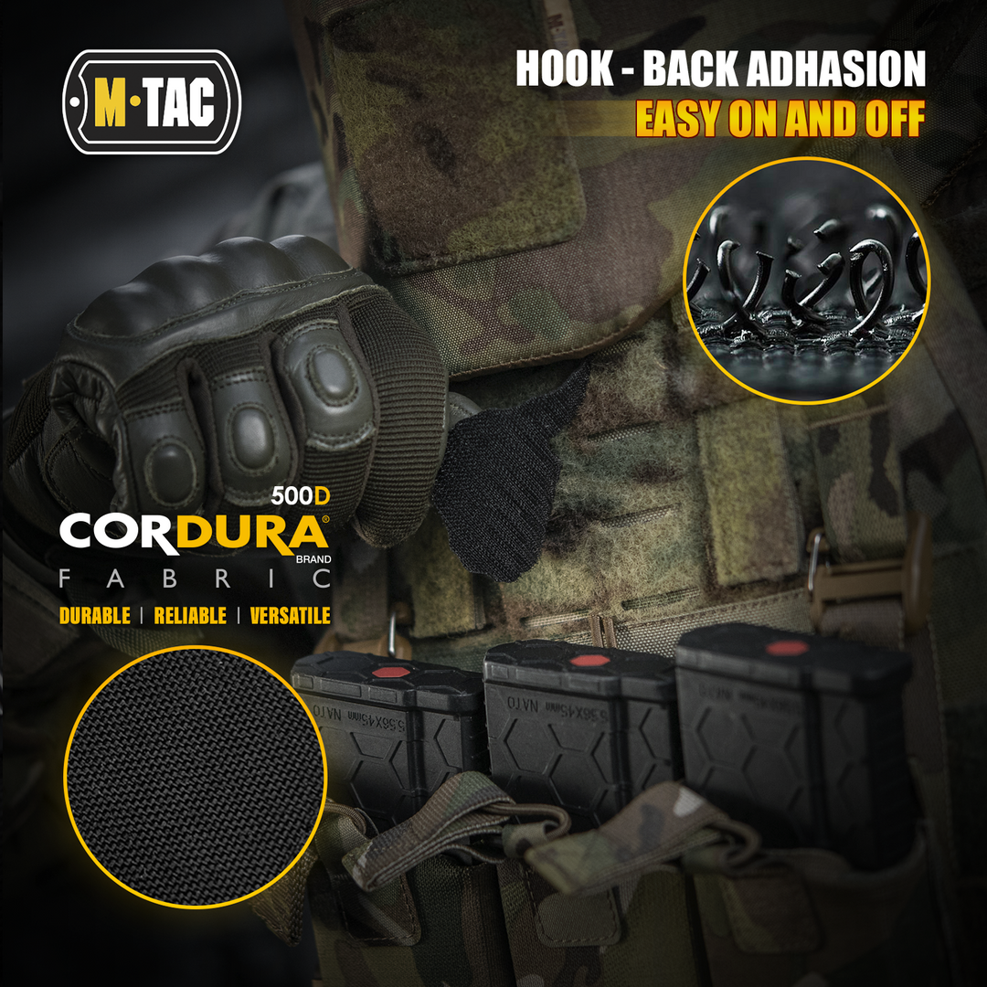 M-Tac GITD Patch Skeleton Shooter Black