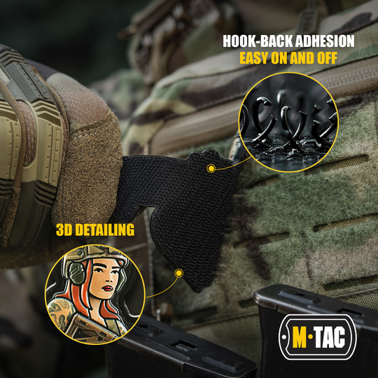 M-Tac Morale Patch Tactical Girl
