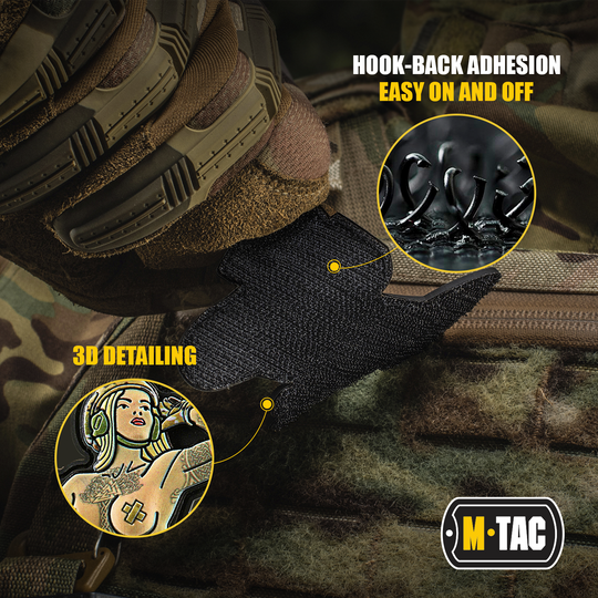M-Tac Morale Patch Tactical Girl