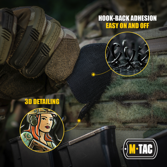 M-Tac Morale Patch Tactical Girl