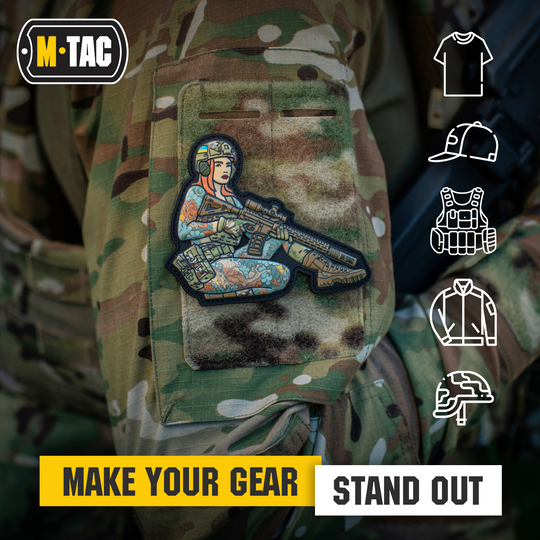 M-Tac Morale Patch Tactical Girl