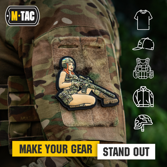 M-Tac Morale Patch Tactical Girl