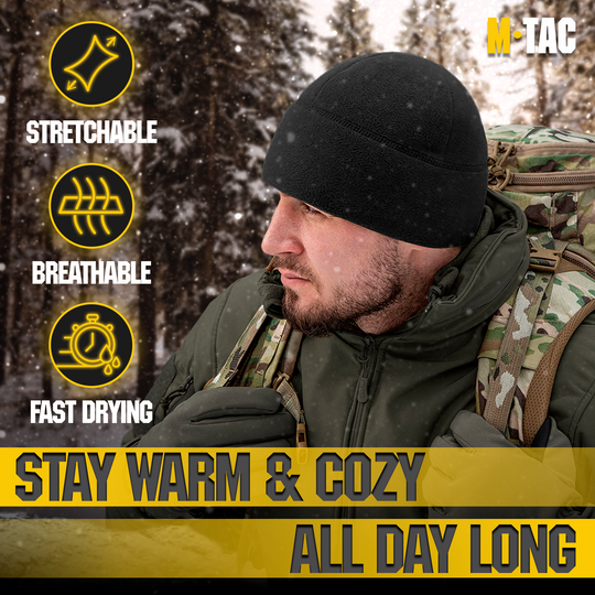 M-Tac Elite Fleece Watch Cap with Slimtex