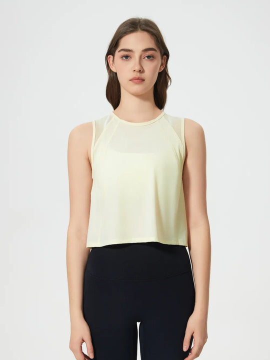 Jupiter Gear: Round-Neck Cropped Tank