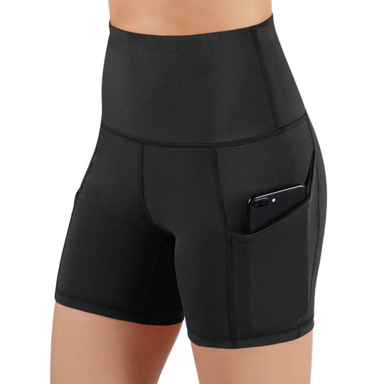 Jupiter Gear: Jolie High-Waisted Athletic Shorts with Hip Pockets
