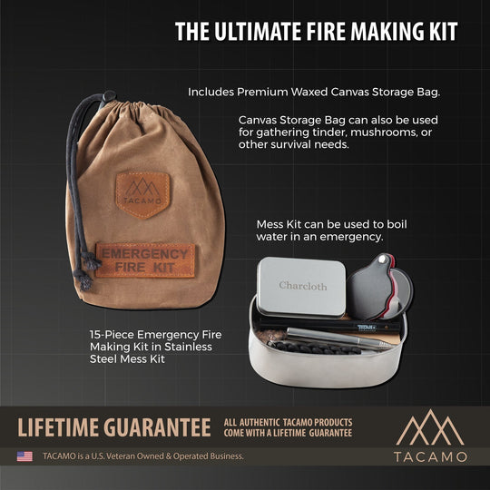TITAN Survival: TACAMO 15-Piece Emergency Fire Kit