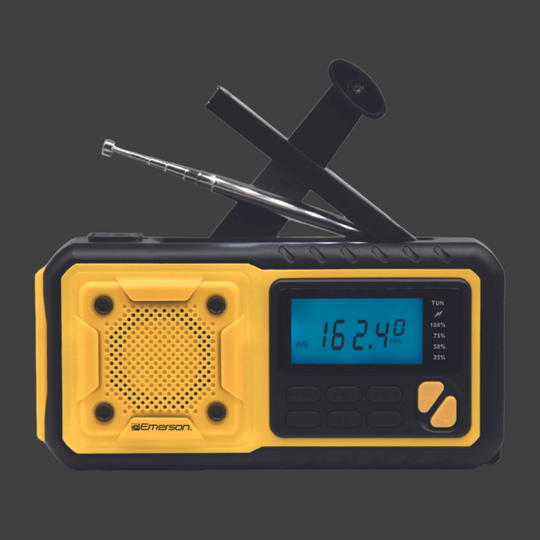 Emerson Emergency AM / FM Radio with Weather Band / Flashlight / Power Bank