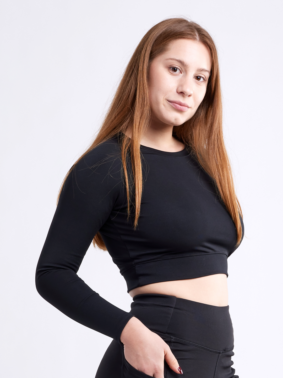Jupiter Gear: Long-Sleeve Crop Top