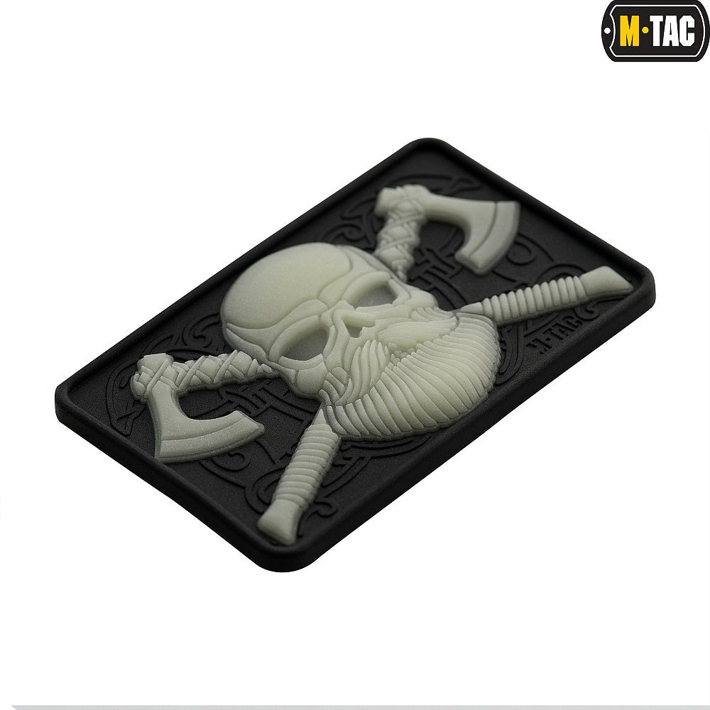 M-Tac Bearded Skull with Axes 3D PVC