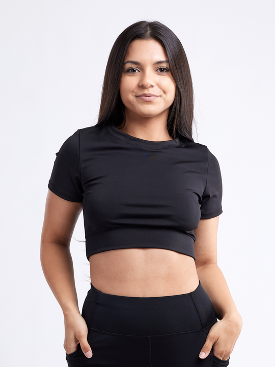 Jupiter Gear: Short-Sleeve Crop Top