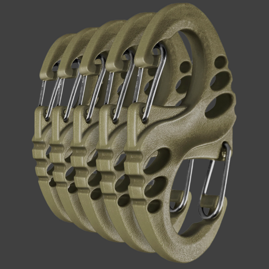 M-Tac Plastic S-Binner Carabiners