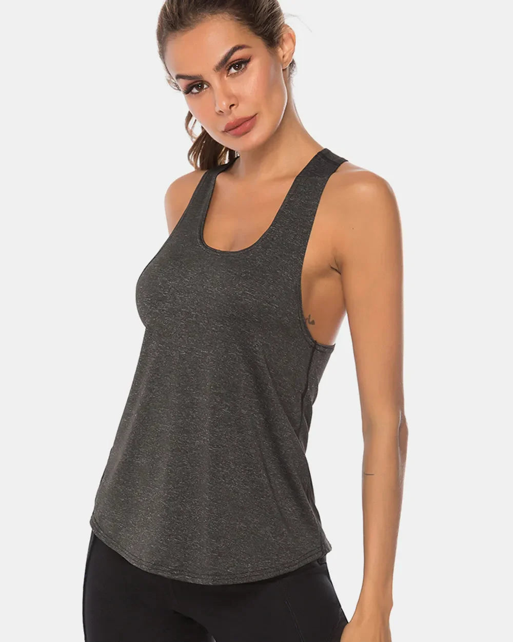 Jupiter Gear: Scoop-Neck Long Tank Top