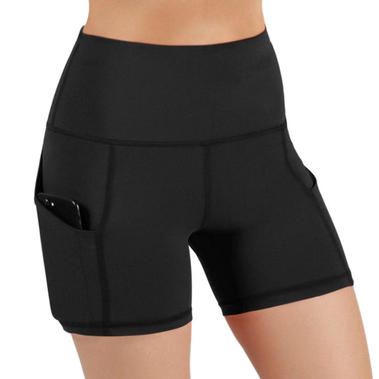 Jupiter Gear: Jolie High-Waisted Athletic Shorts with Hip Pockets