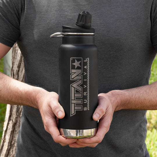 TITAN Survival: 32 Oz Wide Mouth Water Bottle