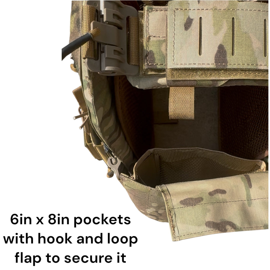 Redemption Tactical Crusader 2.0® V4 - Lightweight Level IV Plates + Level III PE Side Plates + Carrier + Mag Pouches - Full Kit