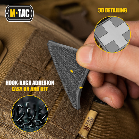 M-Tac patch Medic Cross Square PVC