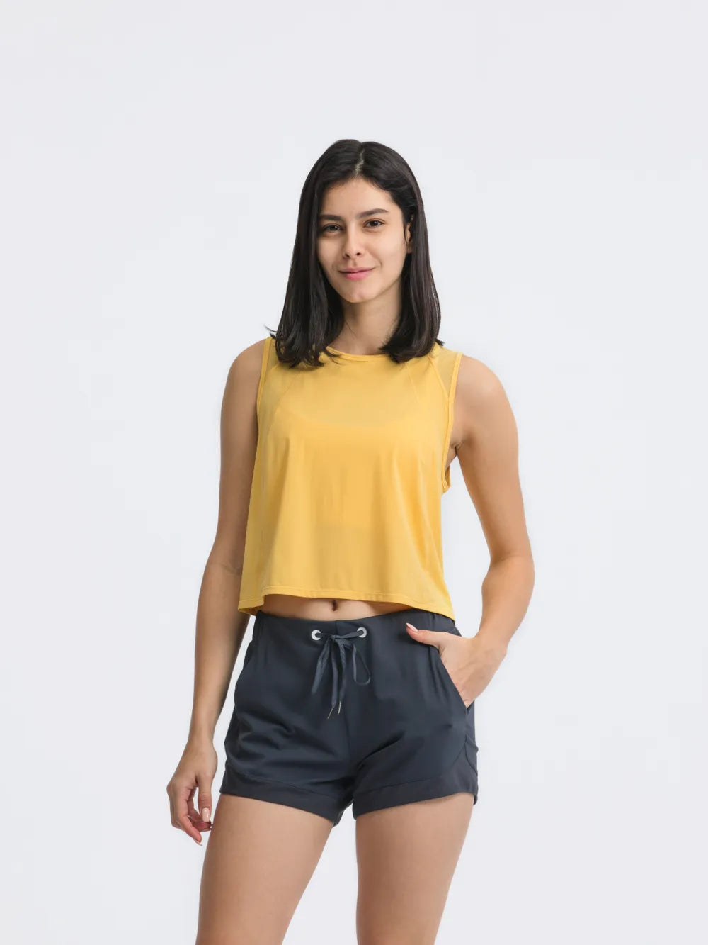 Jupiter Gear: Round-Neck Cropped Tank