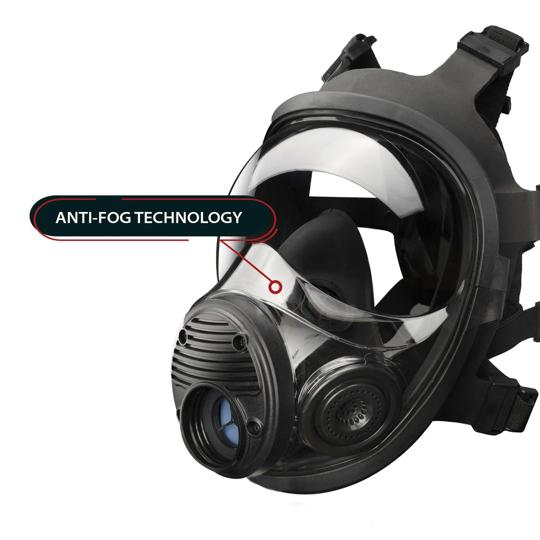 Parcil Safety NB-100V Tactical Gas Mask with Voice Amplifier