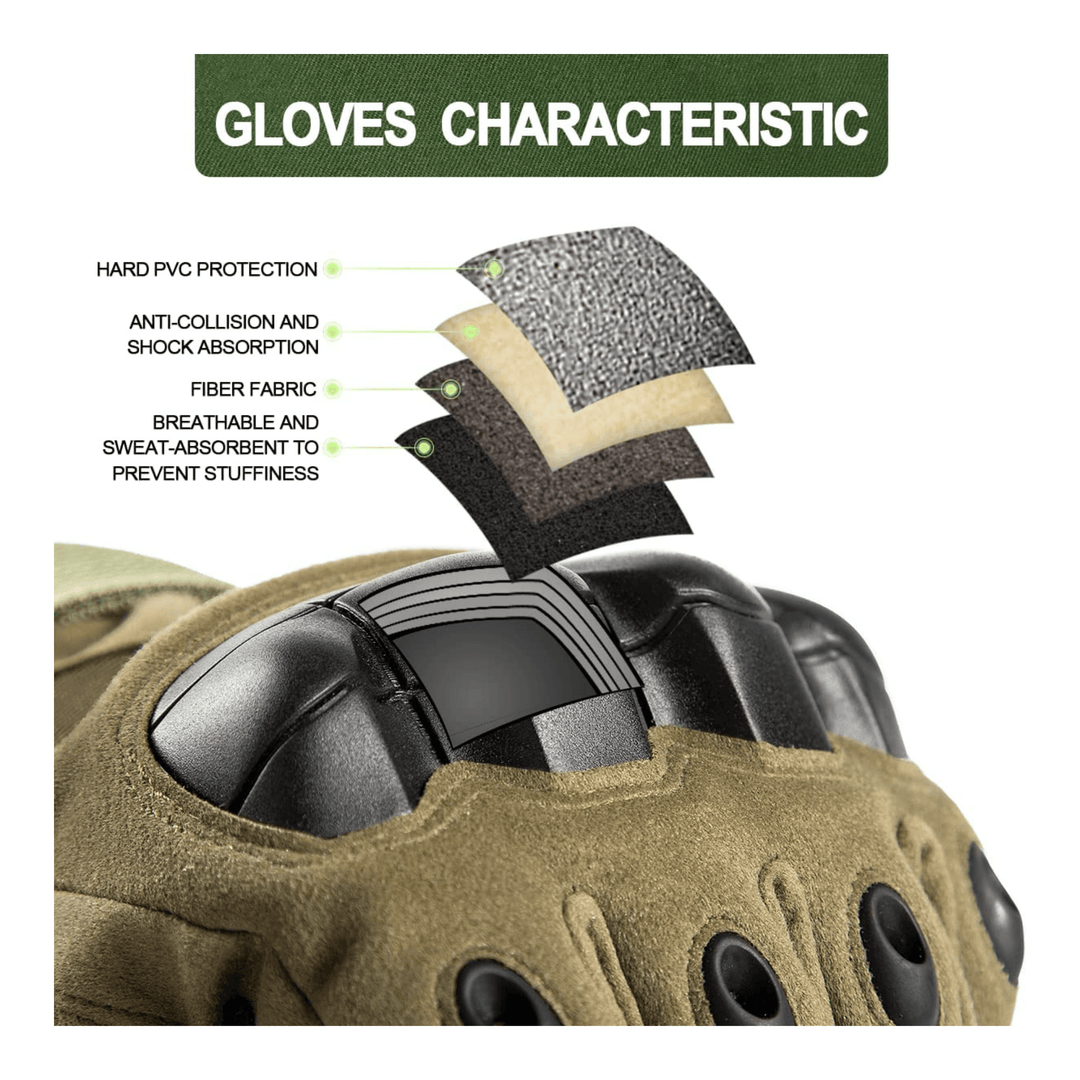 Jupiter Gear: Tactical Military Airsoft Gloves for Outdoor Sports, Paintball, and Motorcycling with Touchscreen Fingertip Capability