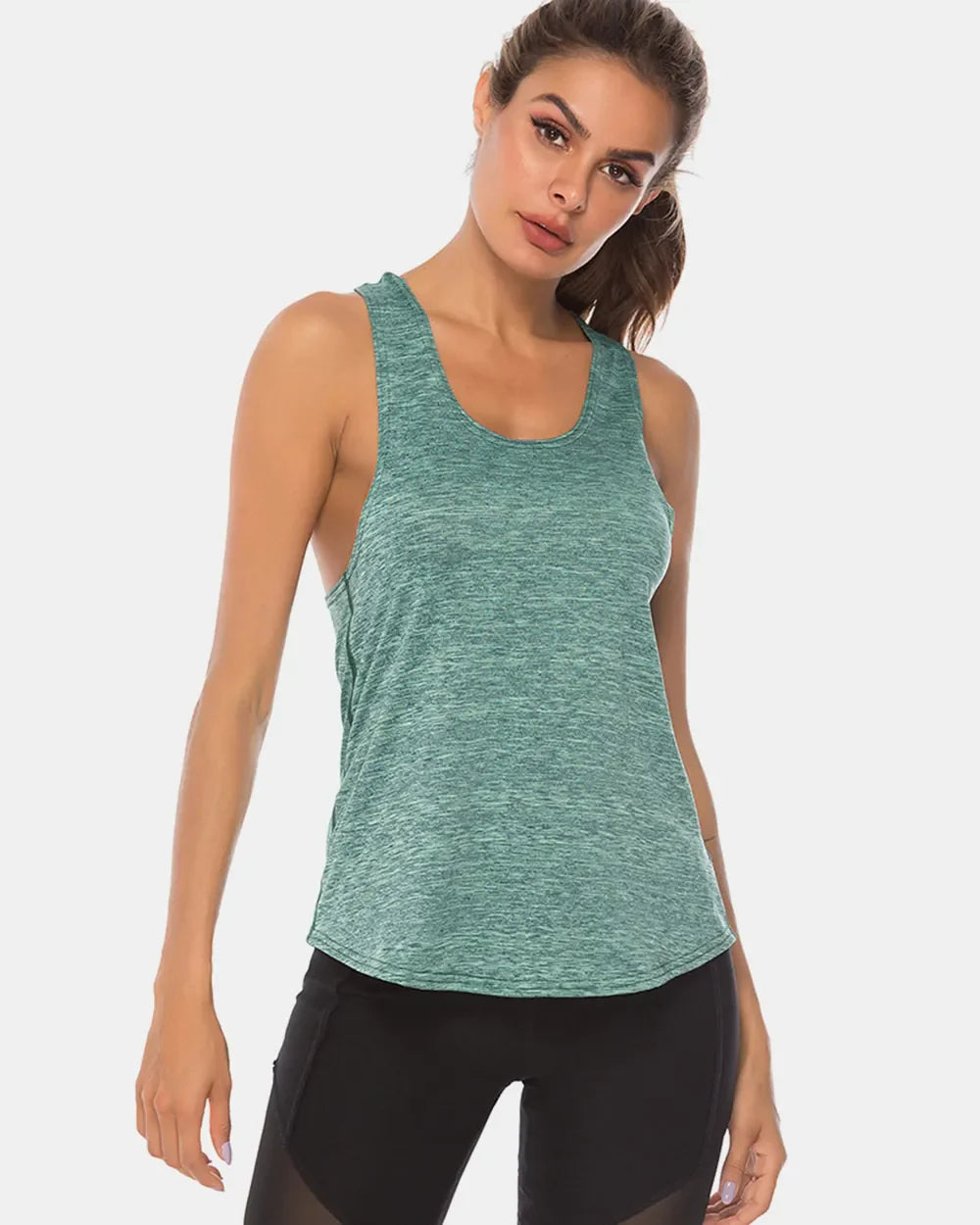 Jupiter Gear: Scoop-Neck Long Tank Top