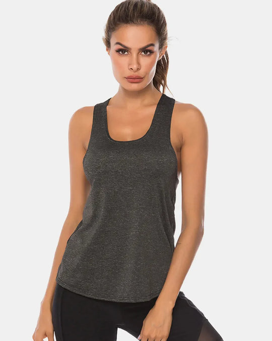 Jupiter Gear: Scoop-Neck Long Tank Top