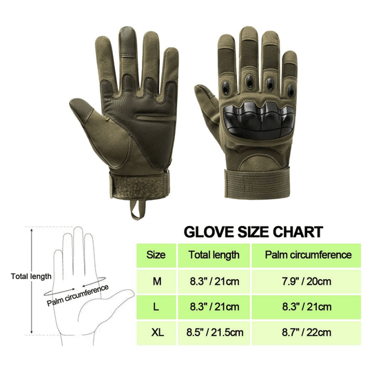Jupiter Gear: Tactical Military Airsoft Gloves for Outdoor Sports, Paintball, and Motorcycling with Touchscreen Fingertip Capability