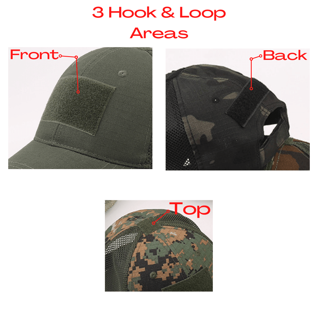 Jupiter Gear: Tactical-Style Patch Hat with Adjustable Strap