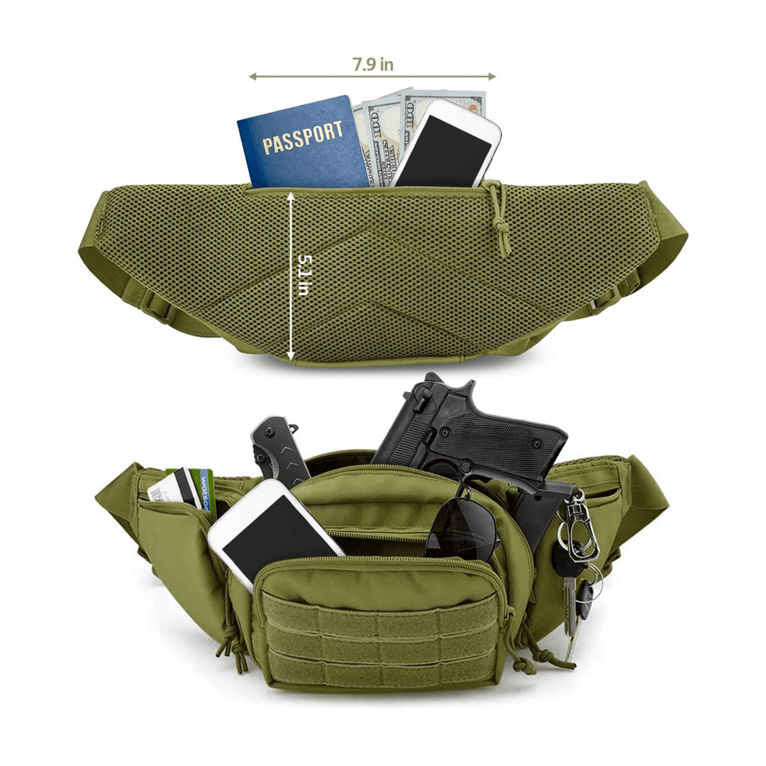 Jupiter Gear: Tactical Waist Bag & MOLLE EDC Pouch For Outdoor Activities