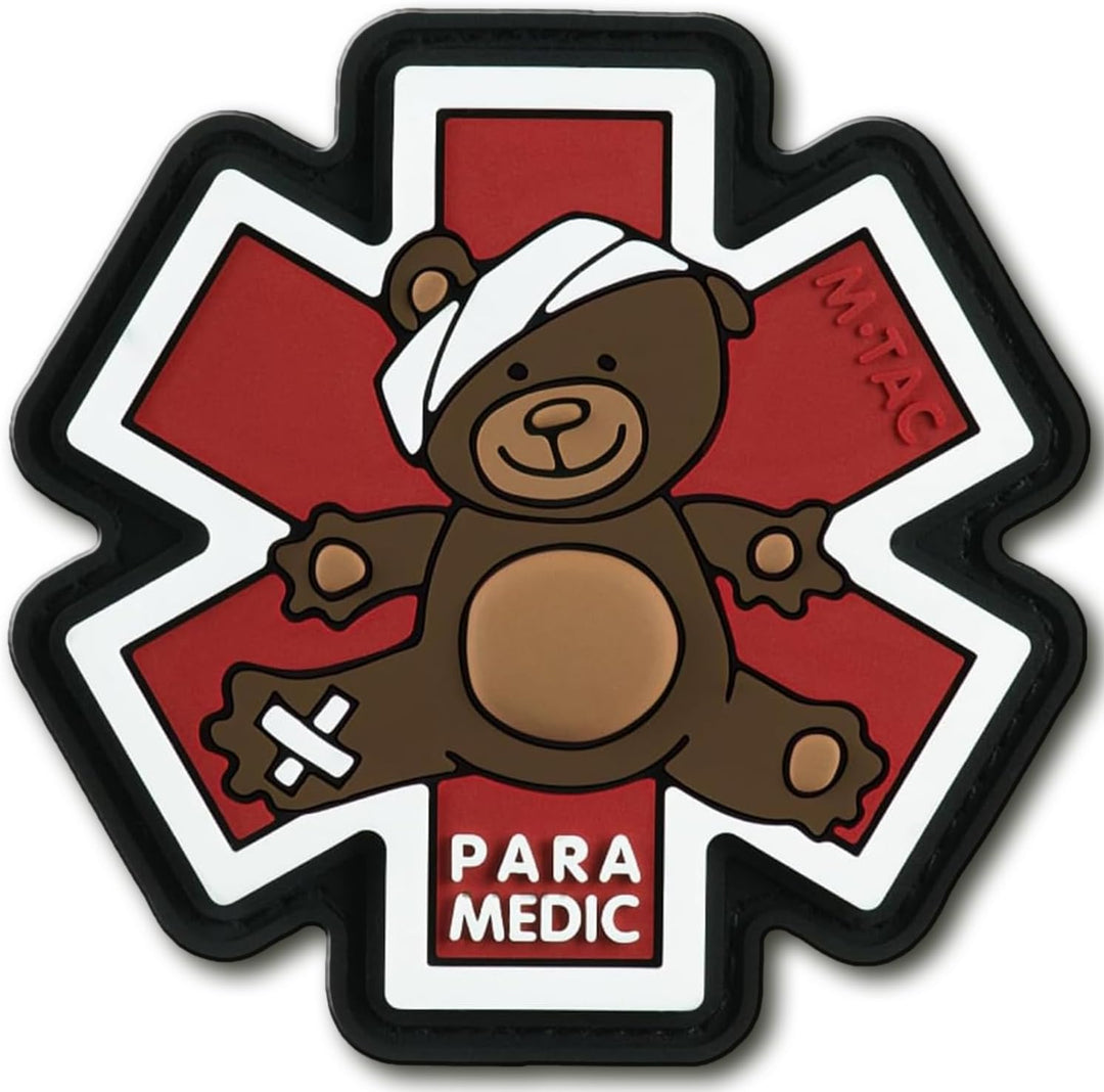 M-Tac Morale Patch Paramedic Bear PVC