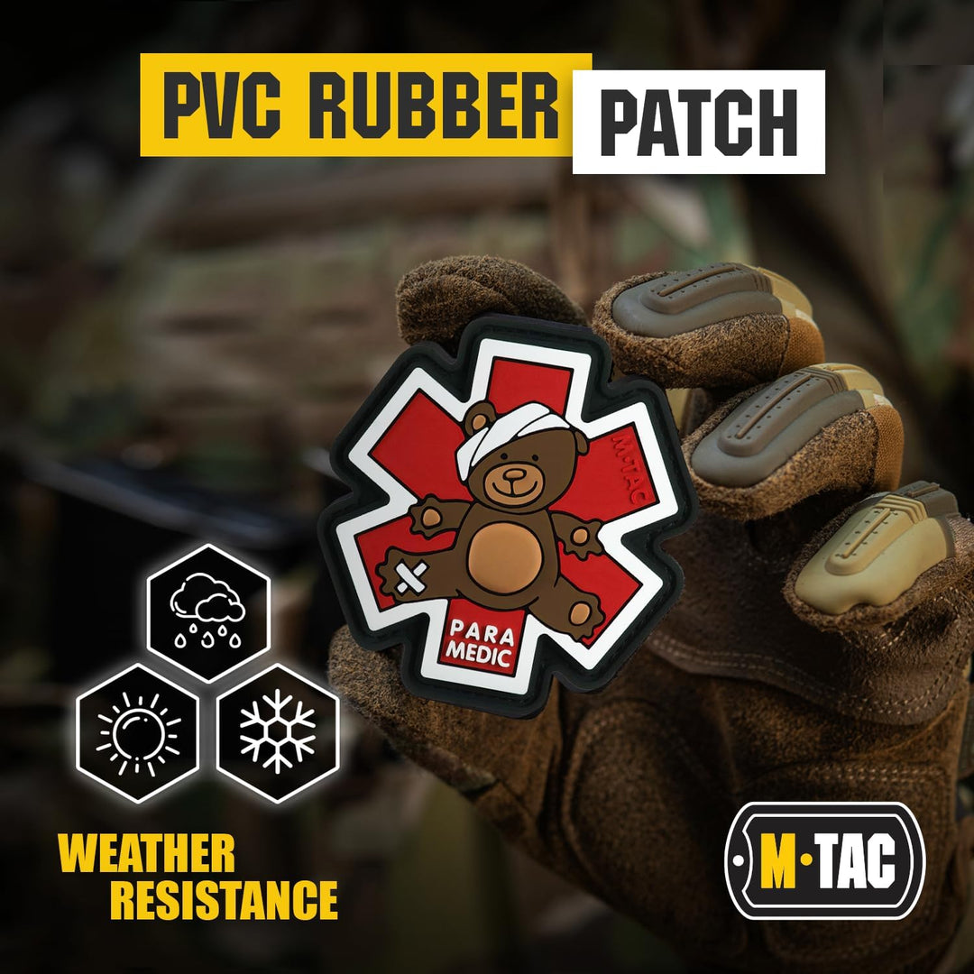 M-Tac Morale Patch Paramedic Bear PVC