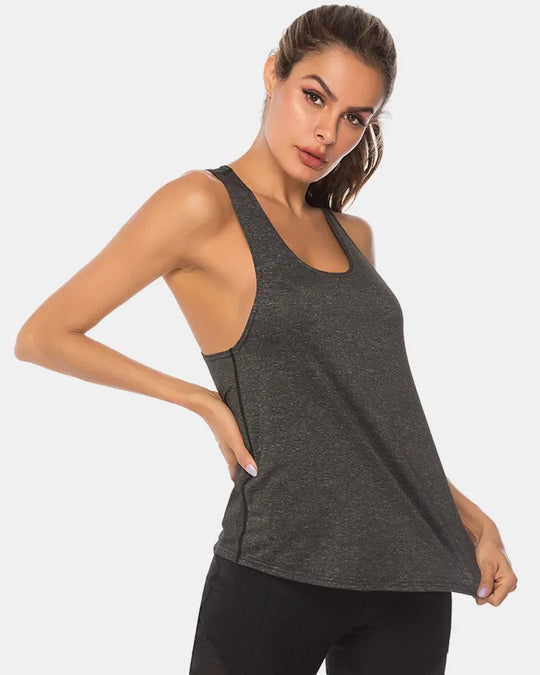 Jupiter Gear: Scoop-Neck Long Tank Top