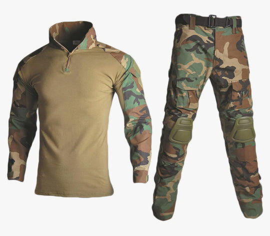 Crusader 2.0 Top and Bottom Uniform with Elbow and Knee Pads