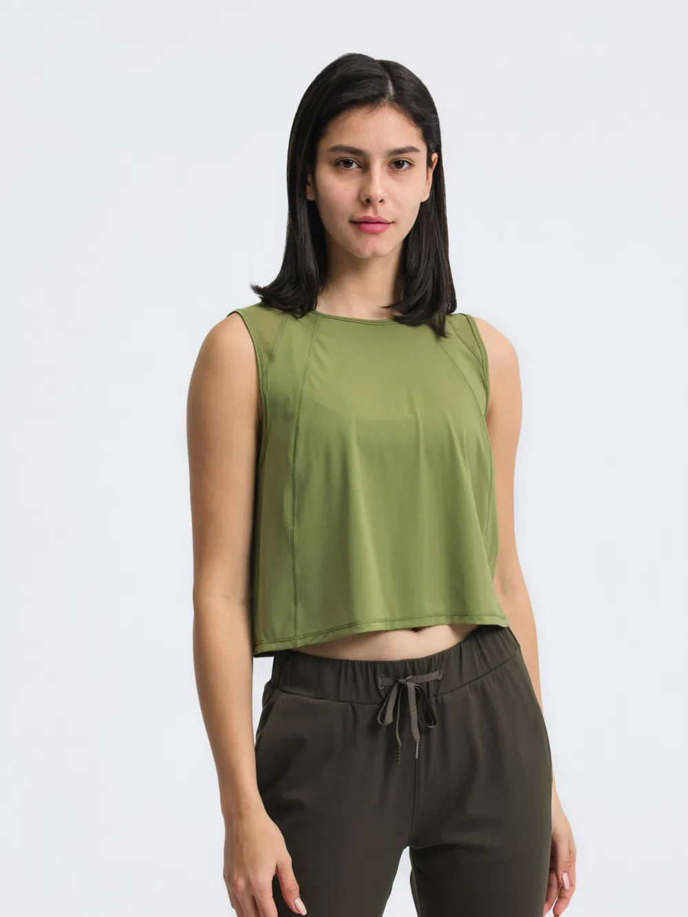 Jupiter Gear: Round-Neck Cropped Tank
