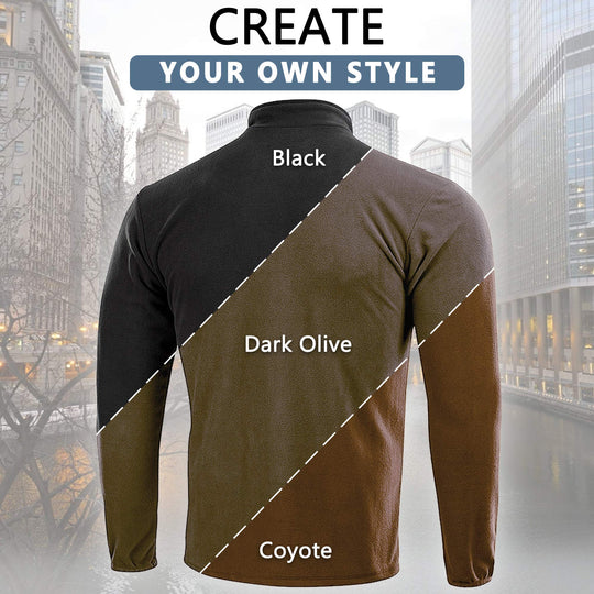 M-Tac Delta Fleece Jacket - Tactical Underwear Top Sweater 1/4 Zip
