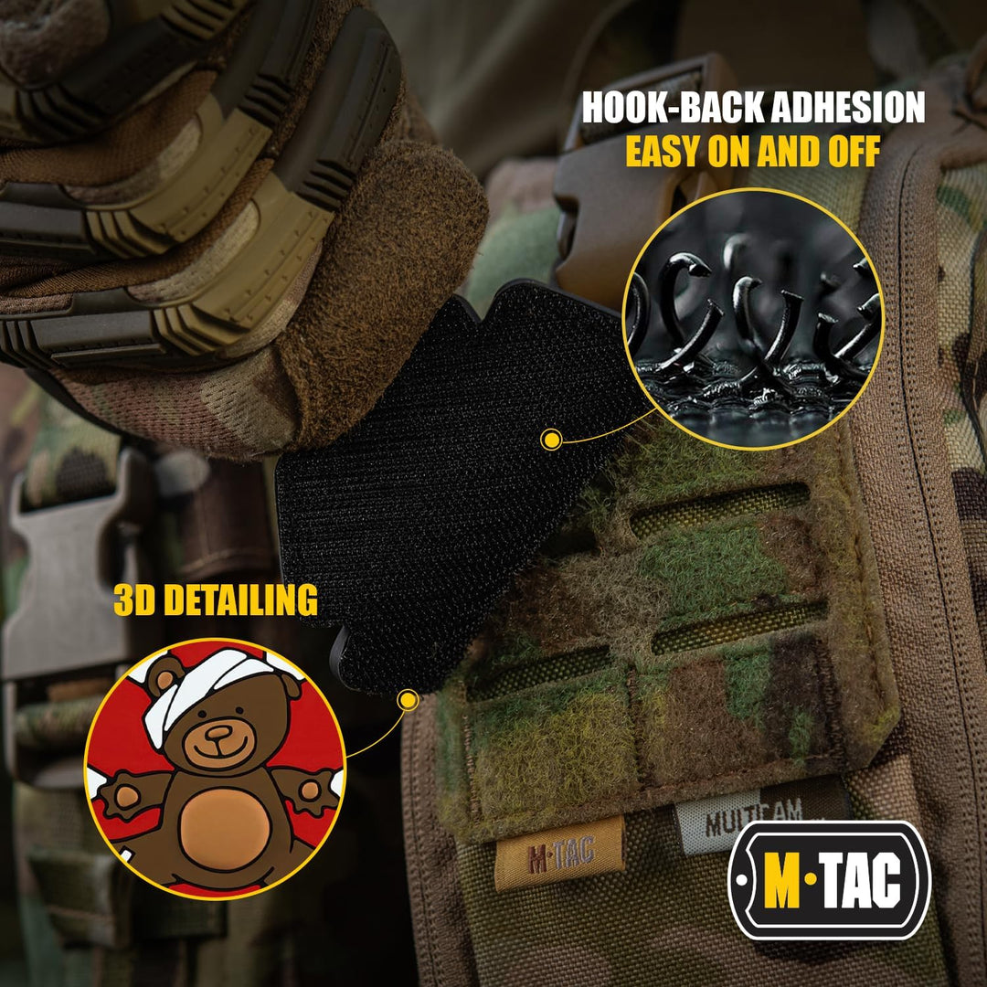 M-Tac Morale Patch Paramedic Bear PVC