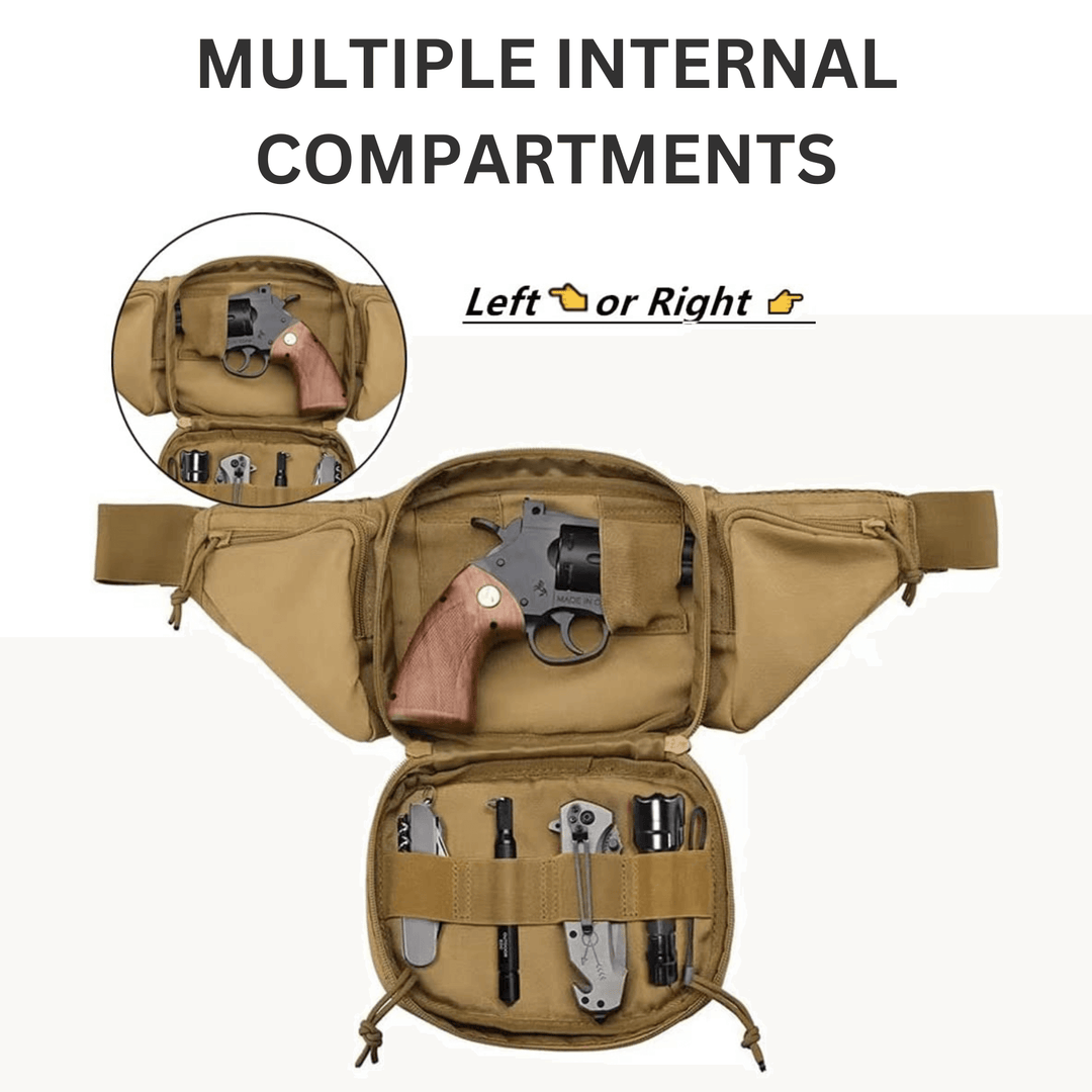 Jupiter Gear: Tactical Waist Bag & MOLLE EDC Pouch For Outdoor Activities