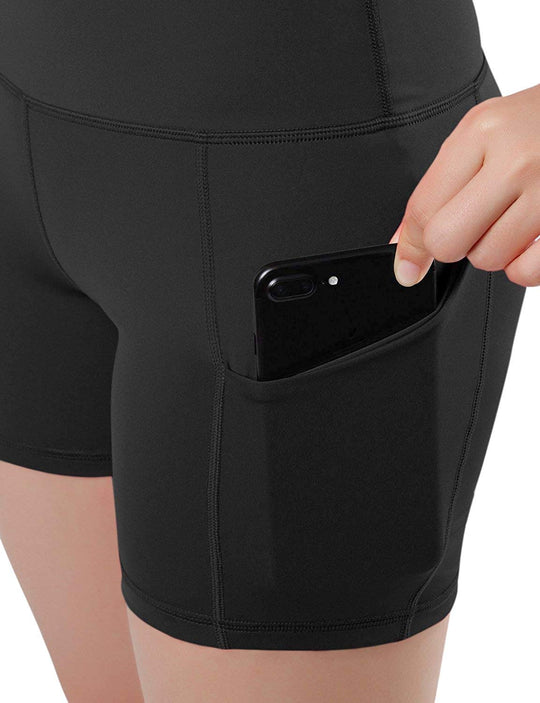 Jupiter Gear: Jolie High-Waisted Athletic Shorts with Hip Pockets