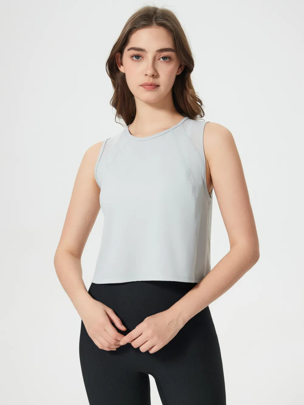 Jupiter Gear: Round-Neck Cropped Tank
