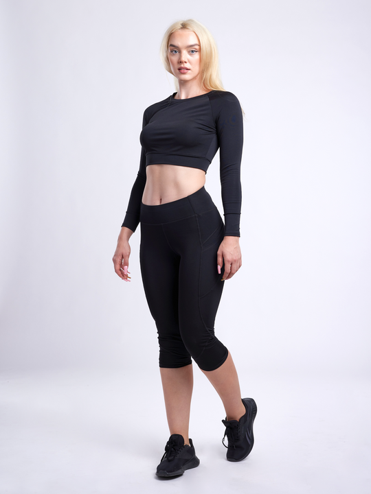 Jupiter Gear: Long-Sleeve Crop Top