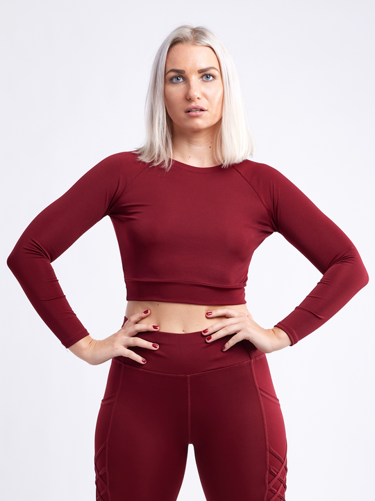 Jupiter Gear: Long-Sleeve Crop Top