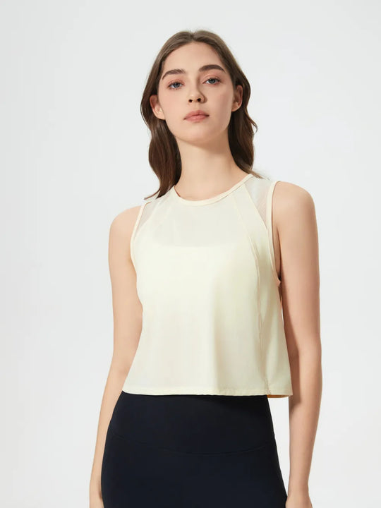 Jupiter Gear: Round-Neck Cropped Tank