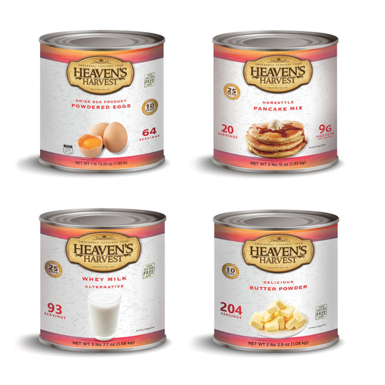 Heaven's Harvest: Breakfast Bundle, #10 Cans